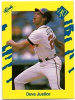 1990 Classic Yellow Baseball NRMT 1990 Classic Yellow Baseball NRMT