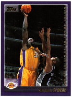 2000-01 Topps Basketball NRMT