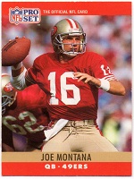 1990 Pro Set Football NRMT